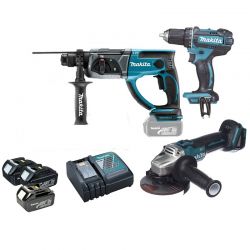 Набор аккумуляторного инструмента Makita DLXMUA504 (DLXMUA504)