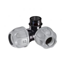 Коннектор L-образный Claber 1"x1"x3/4" внутренняя резьба (82072)