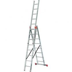 Трёхсекционная лестница Krause Tribilo 3x8 ступеней (129666)