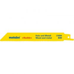 Сабельное полотно Metabo Flexible Wood and Metal 150 мм, 2 шт. (631094000)