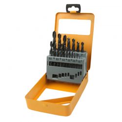 Набор сверл по металлу Tolsen 1-10 мм, 19 шт. (75081)