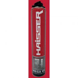 Пена монтажная Haisser Мега 65 W пистолетная 880 мл (107060)