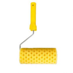 Валик структурный MasterTool поролоновый горошек 80/180 мм d 6 мм с ручкой (92-6203)
