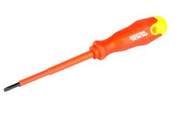 Отвёртка диэлектрическая плоская MasterTool SL5,5х125 1000В (47-0512)