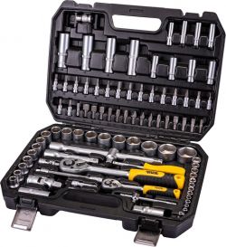 Універсальний набір інструментів Mastertool Профі 1/4" та 1/2" 94 пр. (78-5094)