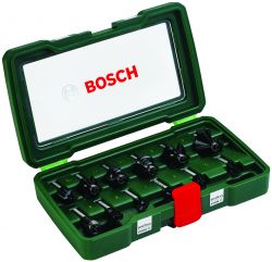 Набор твердосплавных фрез Bosch Promoline 8 мм, 12 шт. (2607019466)