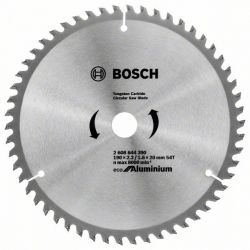 Диск пильный по алюминию Bosch 190x20/16x54T ECO for Aluminium (2608644390)