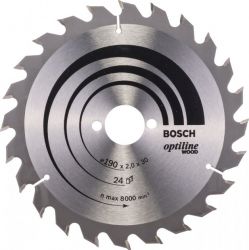 Диск пильный Bosch 190x30x24T OPTILINE (2608641185)