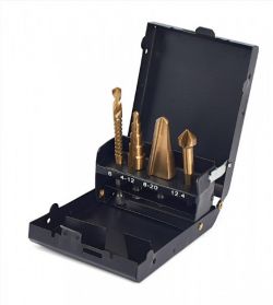 Набор сверл по металлу Miol HSS 4241 TiN 4 шт. (23-320)