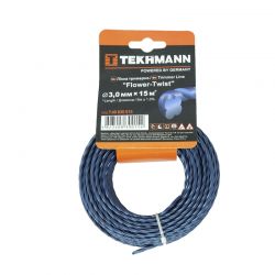 Леска для садовых триммеров Tekhmann Flower-Twist 3,0мм×15м (T.40830015)