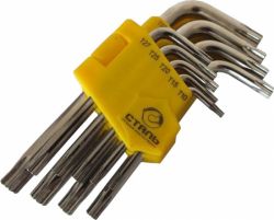 Набор Г-образных ключей TORX СТАЛЬ (48104)