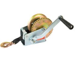 Лебідка барабанна Mastertool 454 кг ремінь 8 м (86-8245)