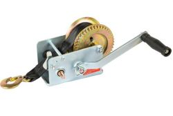 Лебідка барабанна Mastertool 907 кг ремінь 8 м (86-8290)