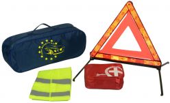 Сумка-набір автомобіліста Inauto Євростандарт синя сумка (01-097)