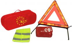 Сумка-набір автомобіліста Inauto Євростандарт червона сумка (01-096)