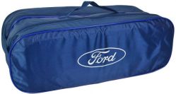 Сумка-органайзер в багажник Poputchik Ford синяя (03-020-2Д)