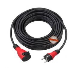 Удлинитель силовой Electraline 10 м, 3х2.5 мм, резина (01665)