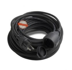Удлинитель силовой Electraline 20 м, 3х1.5 мм, резина (01661)