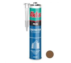 Герметик полиуретановый строительный Akfix P635 310 мл/410 г коричневый (AA119)