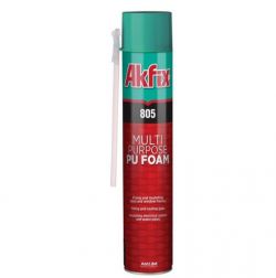 Пена монтажная всесезонная ручная Akfix 805 750 мл/850 г (FA011)