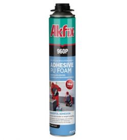 Клей-пена для пенополистирола Akfix 960Р PROFI MANTOLAMA 800мл/850г под пистолет (FA009)