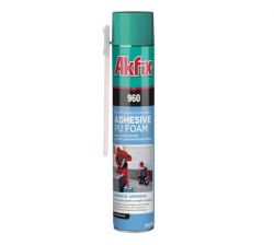 Клей-пена ручная для пенополистирола Akfix 960 MANTOLAMA 800мл/850г (FA019)