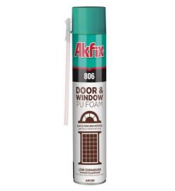 Пена монтажная всесезонная ручная Akfix 806 для окон и дверей 750мл/850г (FA021)
