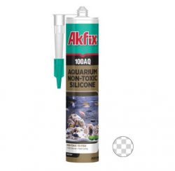 Силикон аквариумный Akfix 100AQ 280 мл, 340 г прозрачный (SA080)