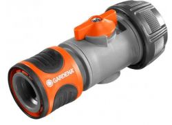 Коннектор с краном Gardena 19мм 3/4" (02943-20.000.00)