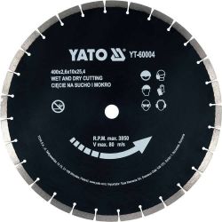 Алмазний диск YATO 400x 25,4 YT-60004