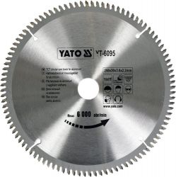 Диск пильный по алюминию YATO 250x30x100T YT-6095