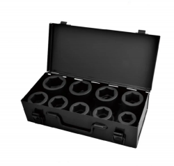 Набор головок ударных Whirlpower 1" 24-41мм 9 ед. 1278-0209 (223269)