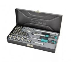 Набор головок Whirlpower 1/4", 4-12 мм (224007)