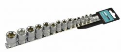 Набор торцевых головок Whirlpower 1/4"DR, 3/8"DR, 1/2"DR Е4-Е24 (223359)