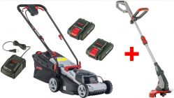 Газонокосилка аккумуляторная AL-KO 34.8 Li Easy Flex с триммером GT 2025 (113540-21)