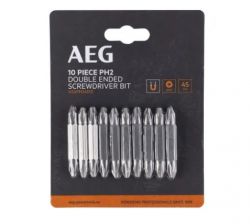 Набор бит AEG РН2, 45мм, 10 шт. (4932479515)