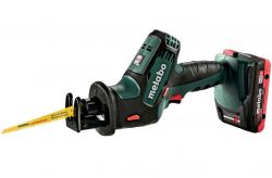Пила сабельная аккумуляторная Metabo SSE 18 LTX Compact LiHD 2x4.0 Ah (602266800)