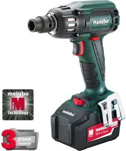 Аккумуляторный ударный гайковерт METABO SSW 18 LTX 400 BL (602205650)