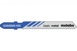 Пильное полотно для лобзика по металлу Metabo Basic Metal T 118 B  25 шт (623618000)