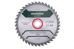 Пильний диск Metabo Precision Cut Wood Classic, 254x30, Z40 WZ 20° (628325000)