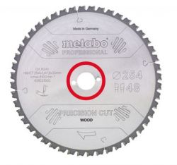 Пиляльний диск Metabo Precision cut HW/CT 216х2.4/1.8x30, Z48 WZ (628041000)