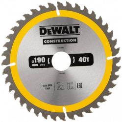 Диск пильный DeWALT Сonstruction DT1945