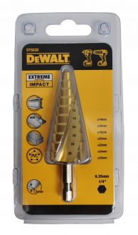 Сверло по металлу ступенчатое DeWALT EXTREME IMPACT, 14 - 25 мм (DT5030)