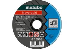 Отрезной диск Metabo Novorapid 125x1,0х22,2, Сталь, TF 41 (616506000)