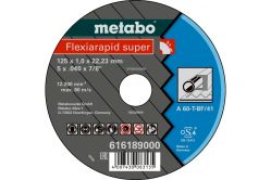 Отрезной диск Metabo Flexiamant super 125x1,0х22,2 Сталь, TF 41 (616189000)