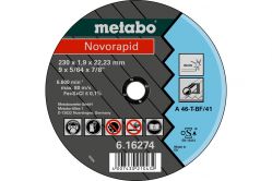 Отрезной диск Metabo Novorapid 230x1,9x22,2 Inox, TF 41 (616274000)