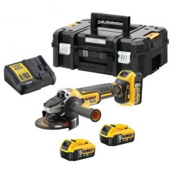 Шлифмашина угловая болгарка аккумуляторная DeWALT DCG405P3