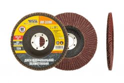 Диск шліфувальний пелюстковий MASTERTOOL 125х22, 2 зерно 60, Т29 (08-3206)