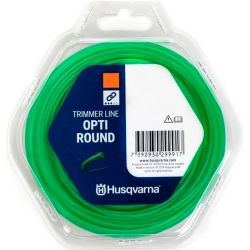 Корд триммерный Husqvarna Opti Round 2 мм x 15 м зеленый (5976688-10)